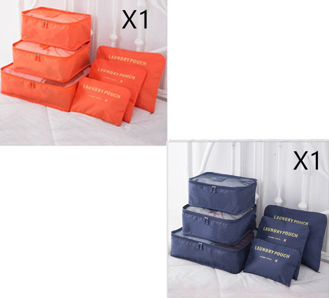 6 PCS Travel Storage Bag Set for Clothes Tidy Organizer - AMINXPRES