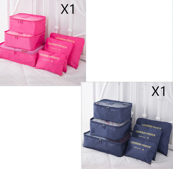 6 PCS Travel Storage Bag Set for Clothes Tidy Organizer - AMINXPRES
