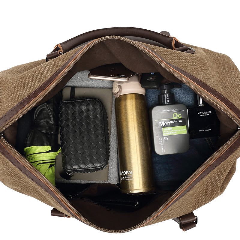 New Fashion Outdoor Travel Bag Portable Canvas Diagonal - AMINXPRES