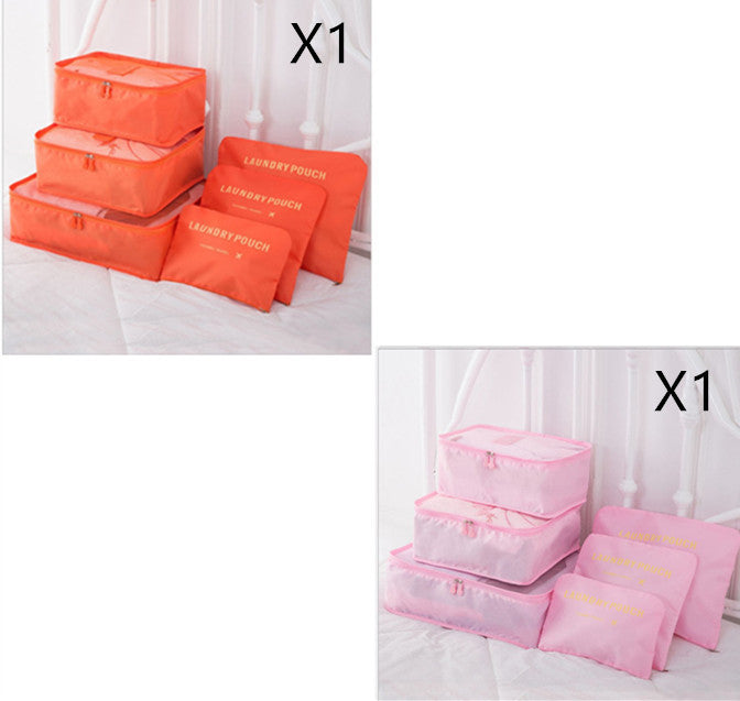6 PCS Travel Storage Bag Set for Clothes Tidy Organizer - AMINXPRES
