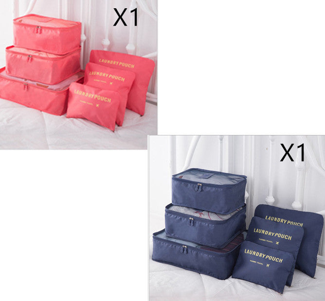 6 PCS Travel Storage Bag Set for Clothes Tidy Organizer - AMINXPRES