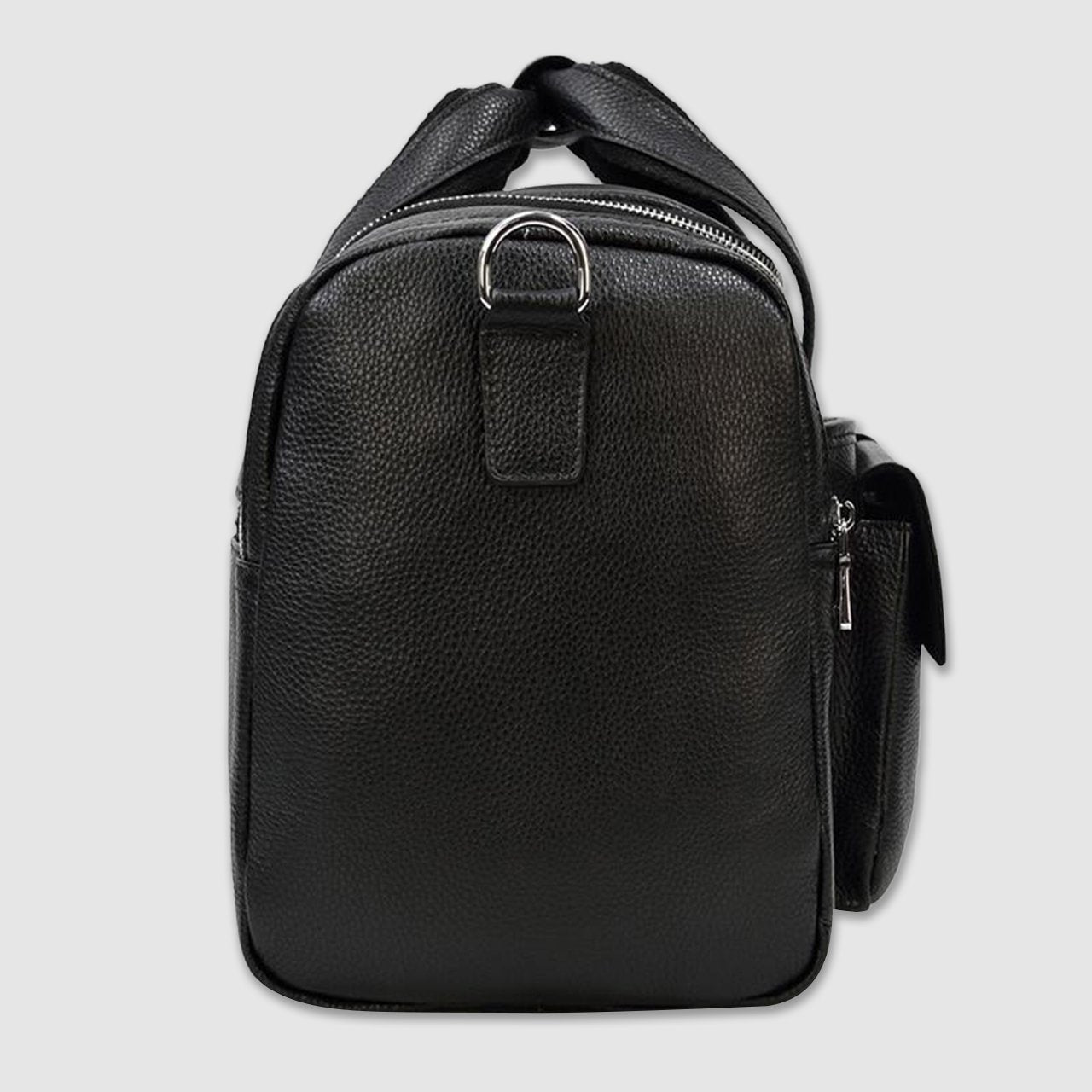 New Leather Men's Hand-Held Large-Capacity Short-Distance Travel Bag - AMINXPRES