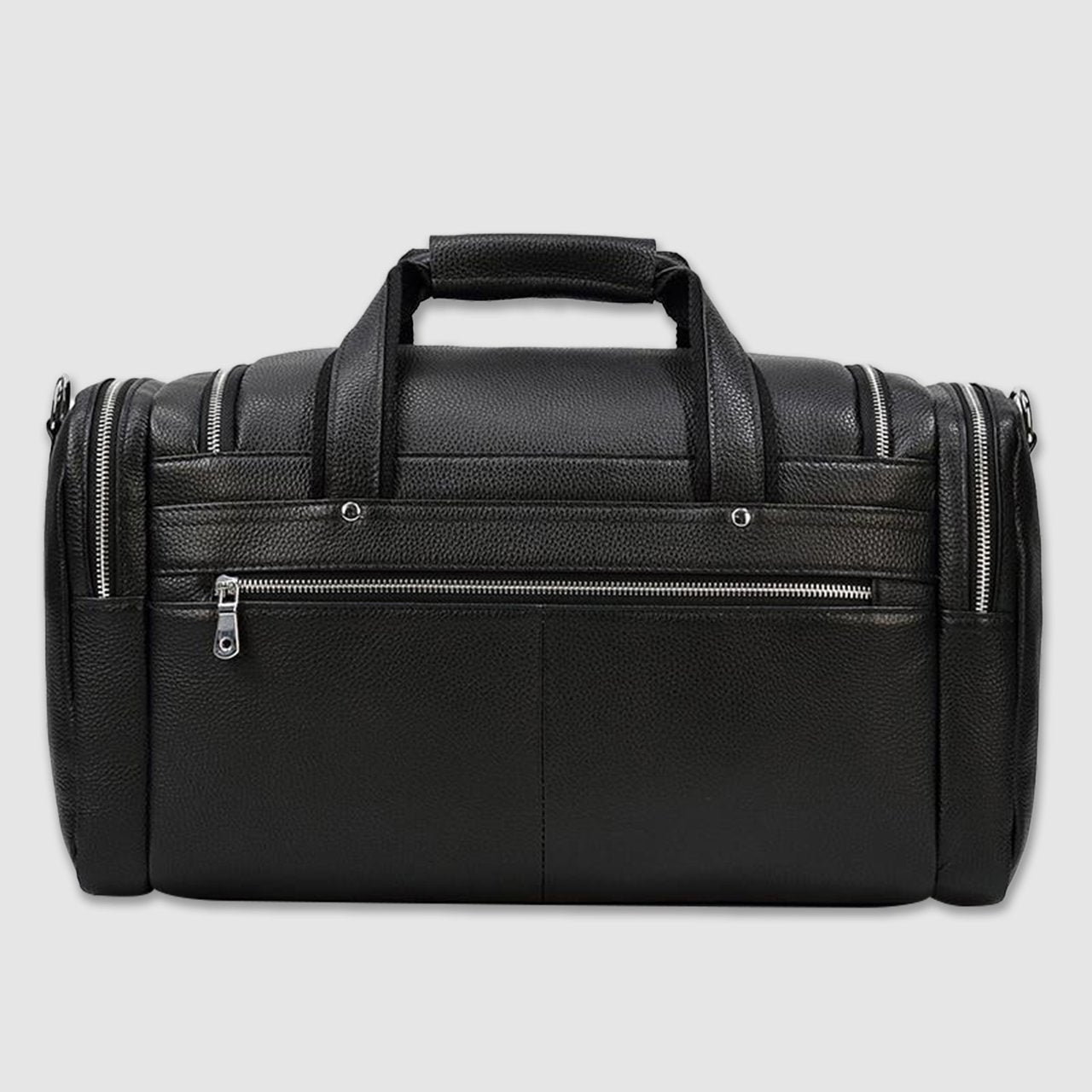New Leather Men's Hand-Held Large-Capacity Short-Distance Travel Bag - AMINXPRES