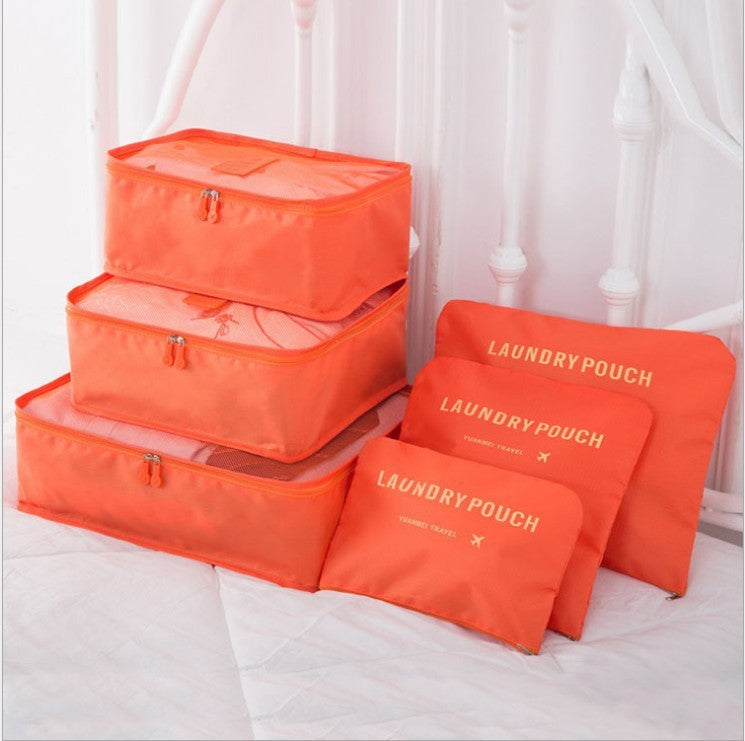 6 PCS Travel Storage Bag Set for Clothes Tidy Organizer - AMINXPRES