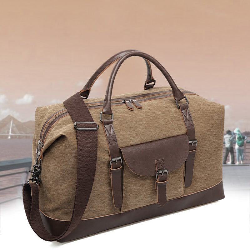 New Fashion Outdoor Travel Bag Portable Canvas Diagonal - AMINXPRES