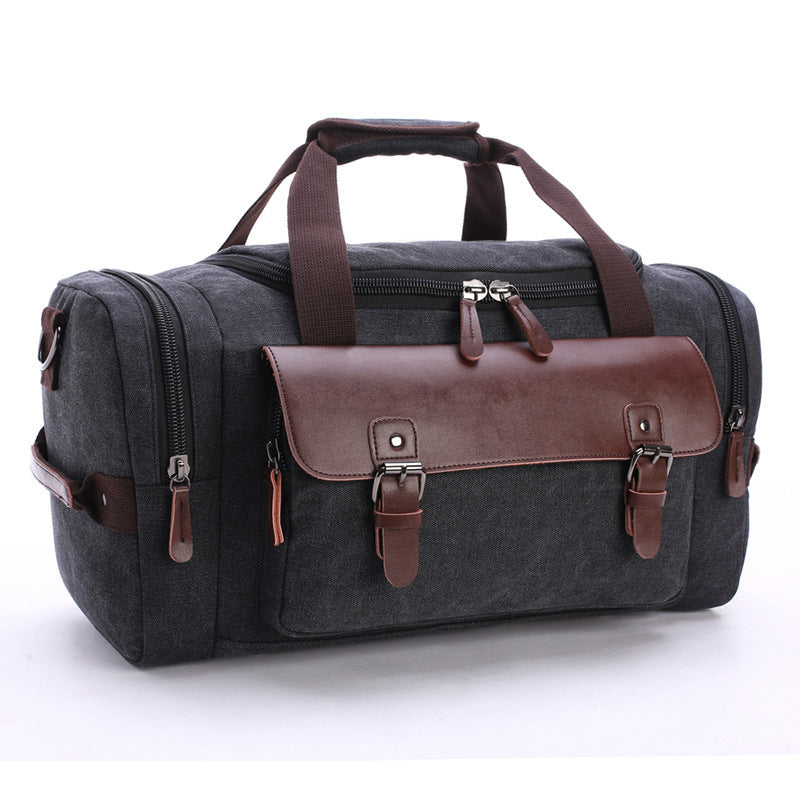 Travel bag student shoulder slung hand bag large capacity travel canvas bag luggage bag - AMINXPRES