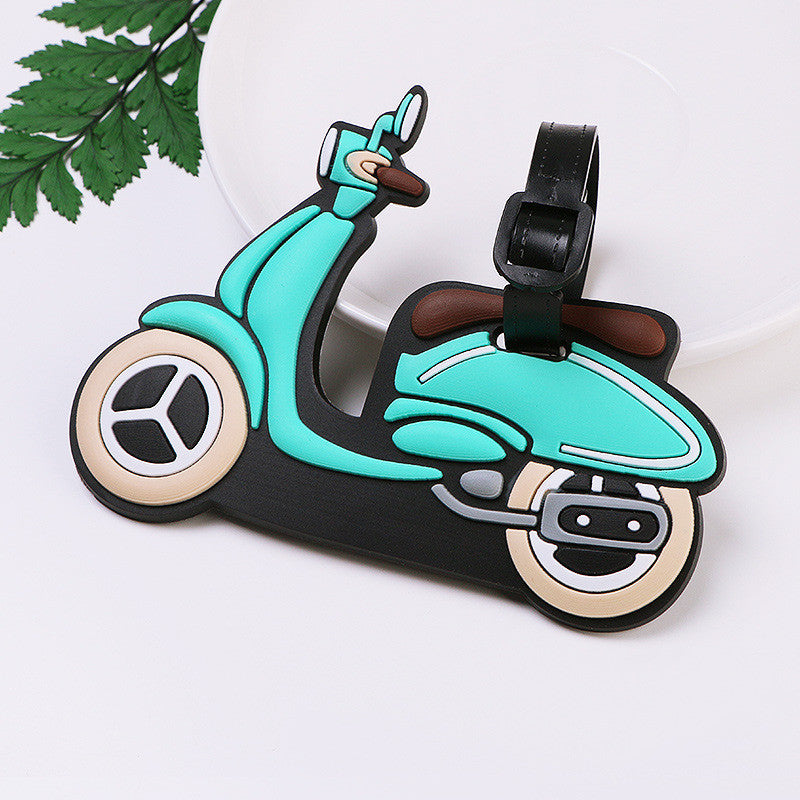 Creative Silicone Cartoon Suitcase Strap With Boarding Pass - AMINXPRES