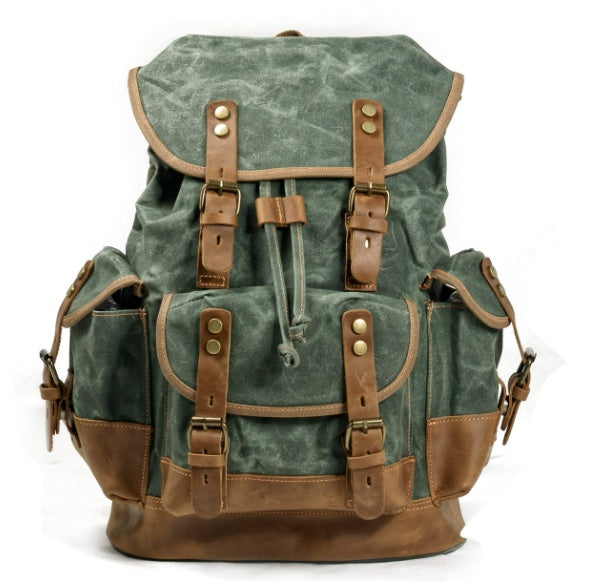 Wear-resistant canvas backpack - AMINXPRES