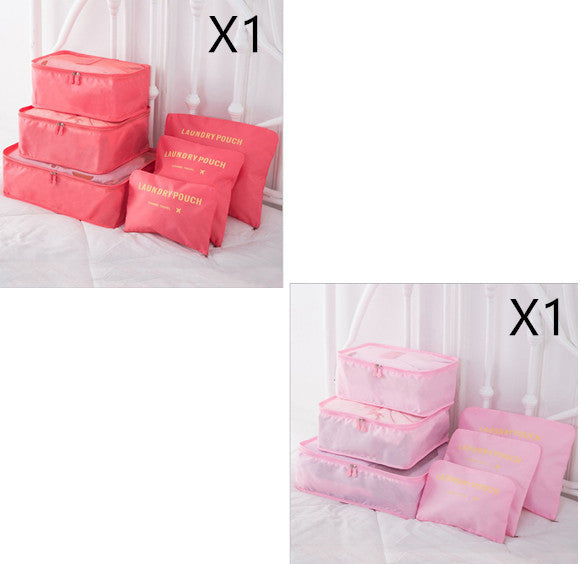 6 PCS Travel Storage Bag Set for Clothes Tidy Organizer - AMINXPRES