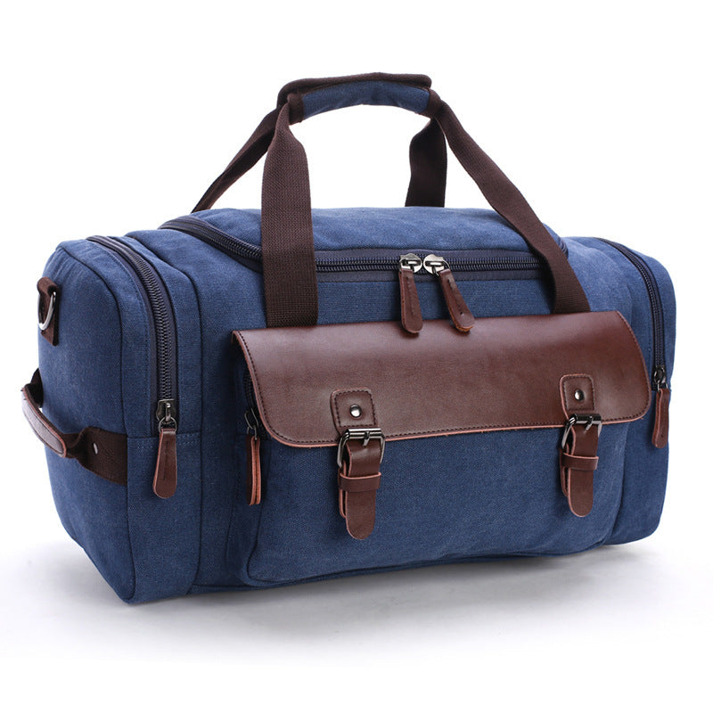 Travel bag student shoulder slung hand bag large capacity travel canvas bag luggage bag - AMINXPRES