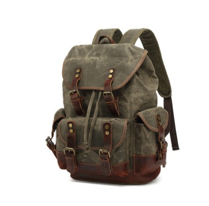 Wear-resistant canvas backpack - AMINXPRES