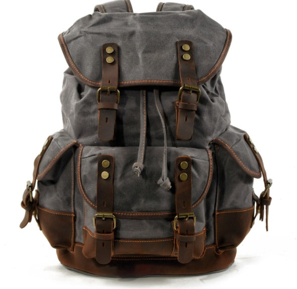 Wear-resistant canvas backpack - AMINXPRES