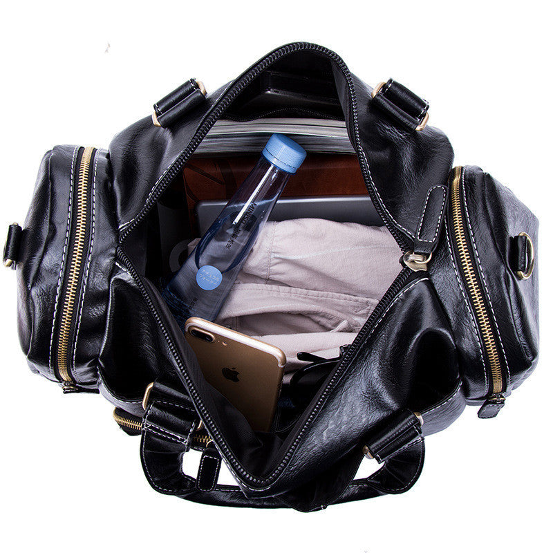 Fitness bagTravel bag men's portable large capacity luggage bag fitness bag - AMINXPRES