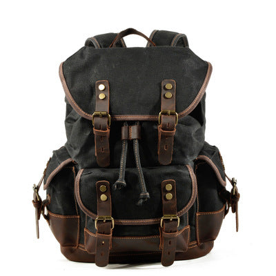 Wear-resistant canvas backpack - AMINXPRES