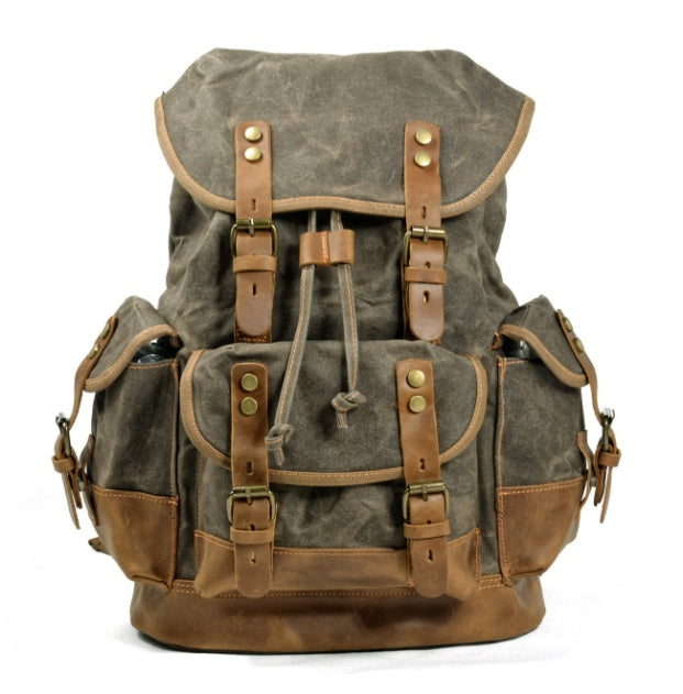 Wear-resistant canvas backpack - AMINXPRES